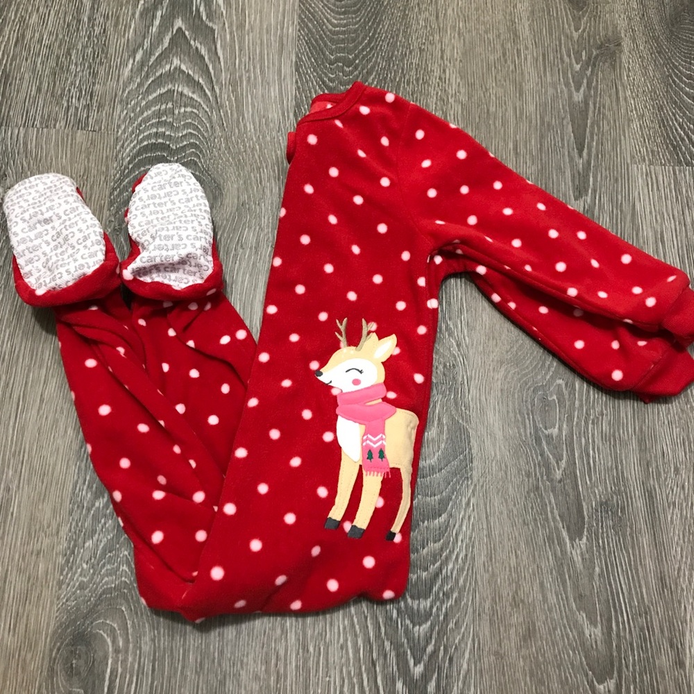 Carters Christmas Onesie for Girls